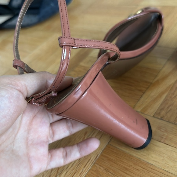 Gucci Brown Patent Heels Sandals - Picture 5 of 8